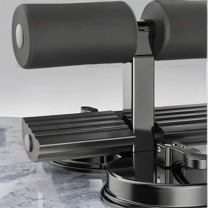 Abdominal Sit Up Equipment with Suction Cup Ankle Support Adjustable Exercise Fitness Indoor Core Workout Physical Training