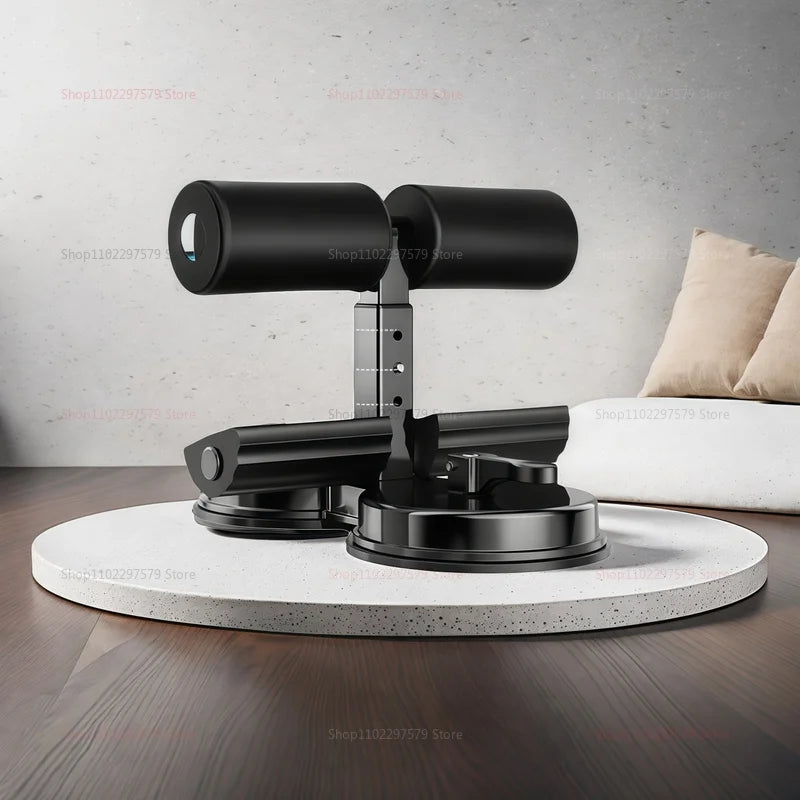 Abdominal Sit Up Equipment with Suction Cup Ankle Support Adjustable Exercise Fitness Indoor Core Workout Physical Training