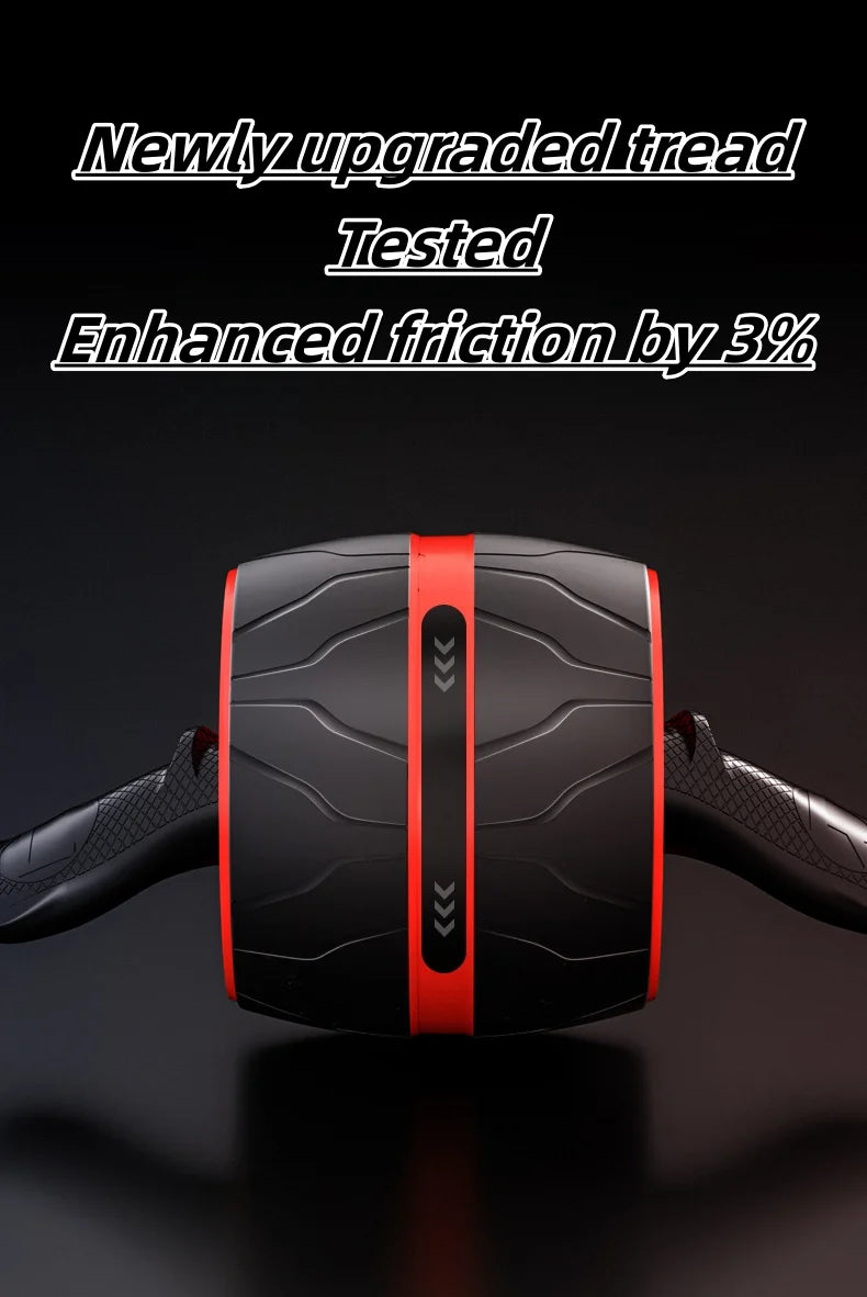 Mini abdominal sports roller with knee pads, non-sliding grip training equipment for home gym core training, safe and reliable