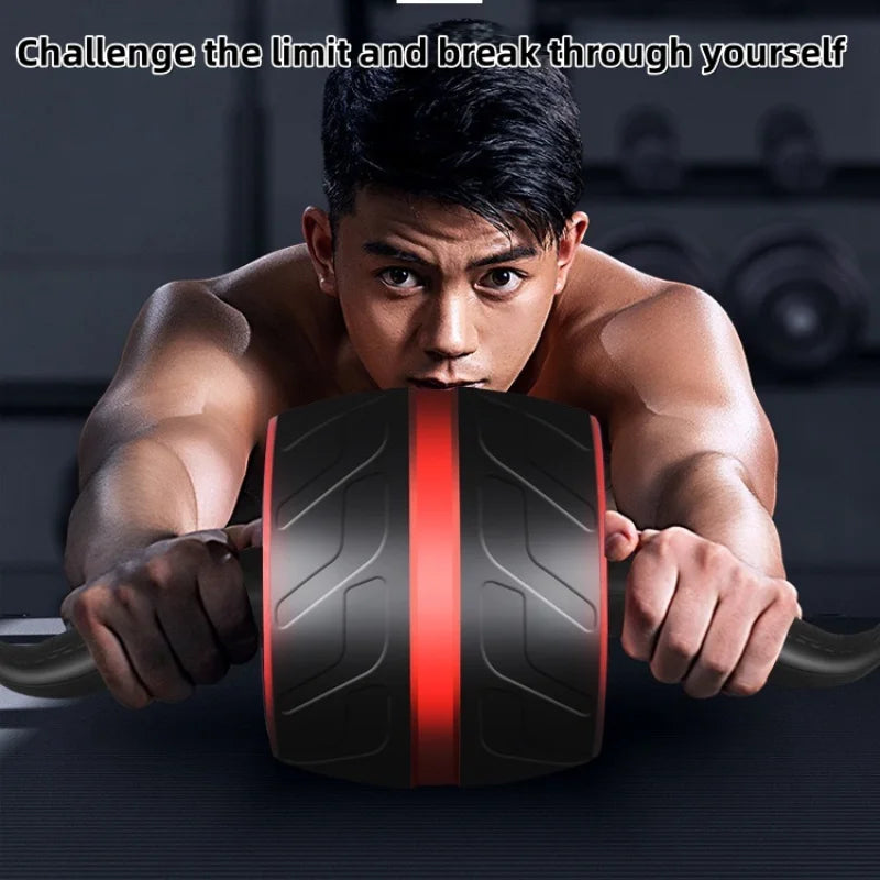 Mini abdominal sports roller with knee pads, non-sliding grip training equipment for home gym core training, safe and reliable