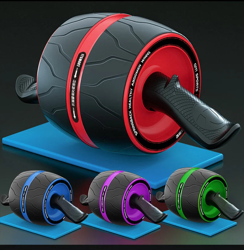 Mini abdominal sports roller with knee pads, non-sliding grip training equipment for home gym core training, safe and reliable