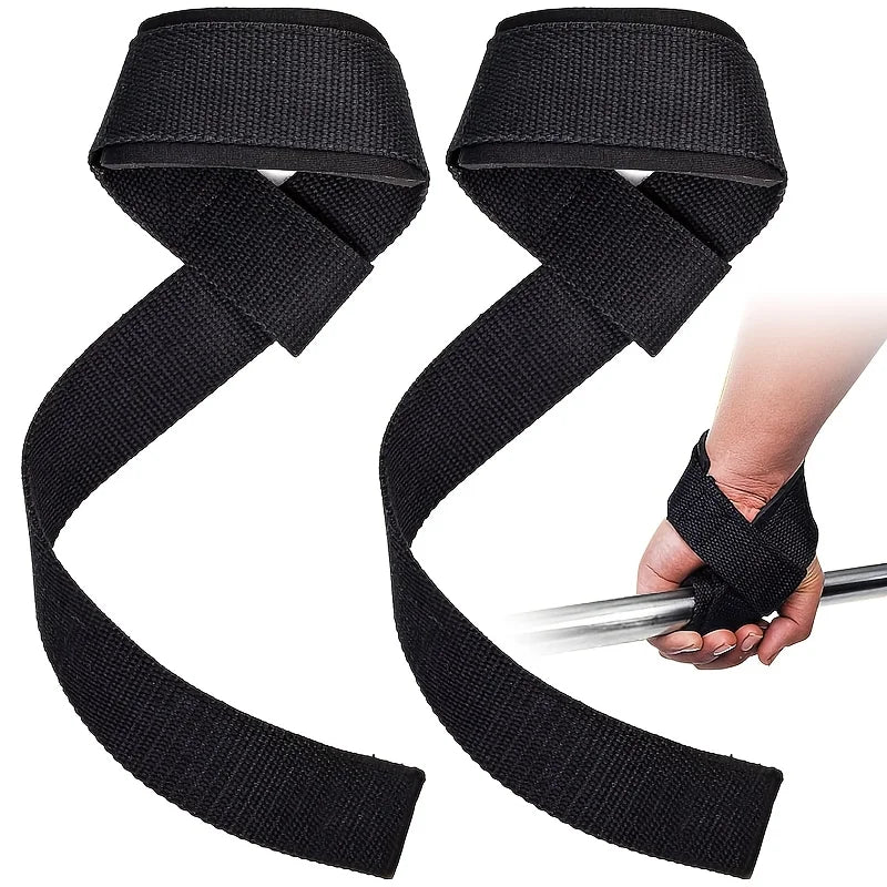 Wrist Straps for Weight Lifting Lifting Straps for Weightlifting Gym Wrist Wraps with Extra Hand Grips for Strength Training