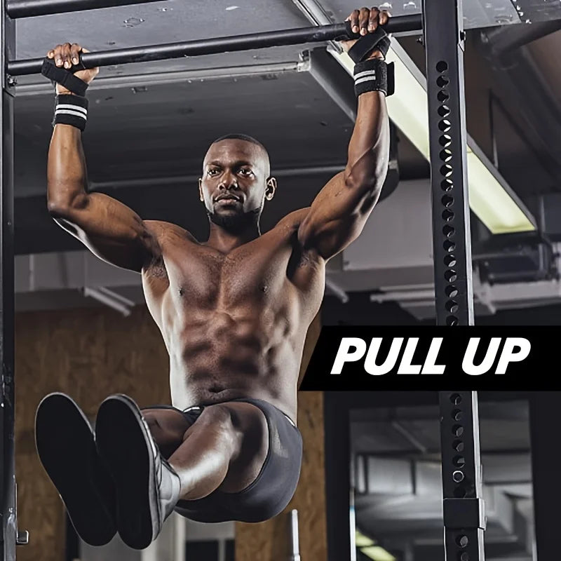 Wrist Straps for Weight Lifting Lifting Straps for Weightlifting Gym Wrist Wraps with Extra Hand Grips for Strength Training