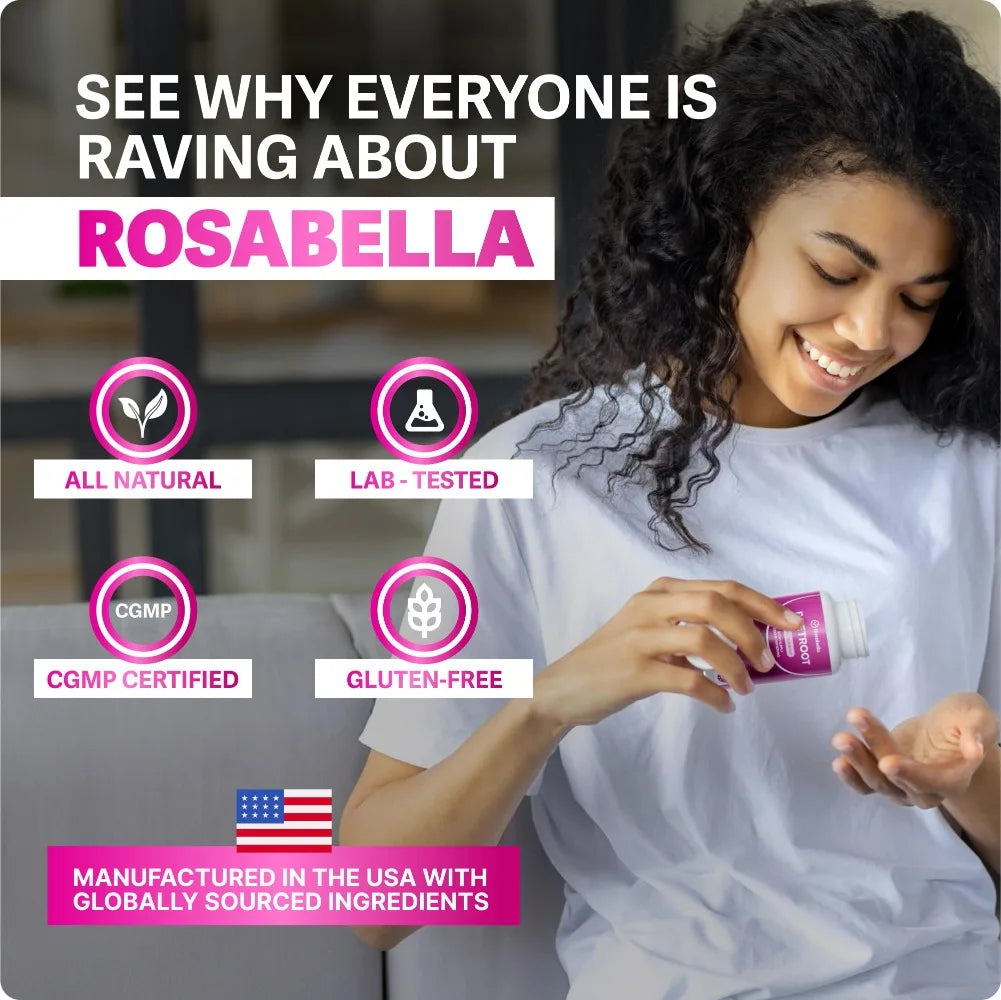 Organic Beetroot - 1300 Mg Beetroot Powder, Natural Energy & Endurance Support, Non-GMO - 60 Capsules