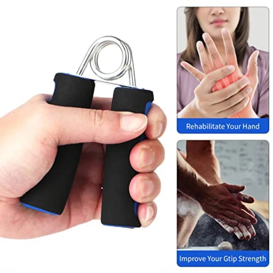 Hand Grips for Strength TrainingSoft Foam Hand Workout Grippers Strengthen Hand Grip Exerciser 2 Pack